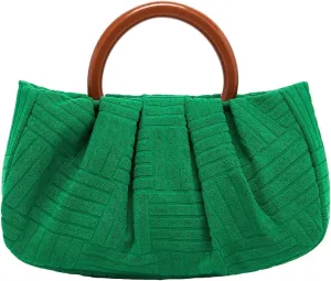 Verdusa Women's Ruched Small Handbag Clutch Purse Dumpling Pouch Bag