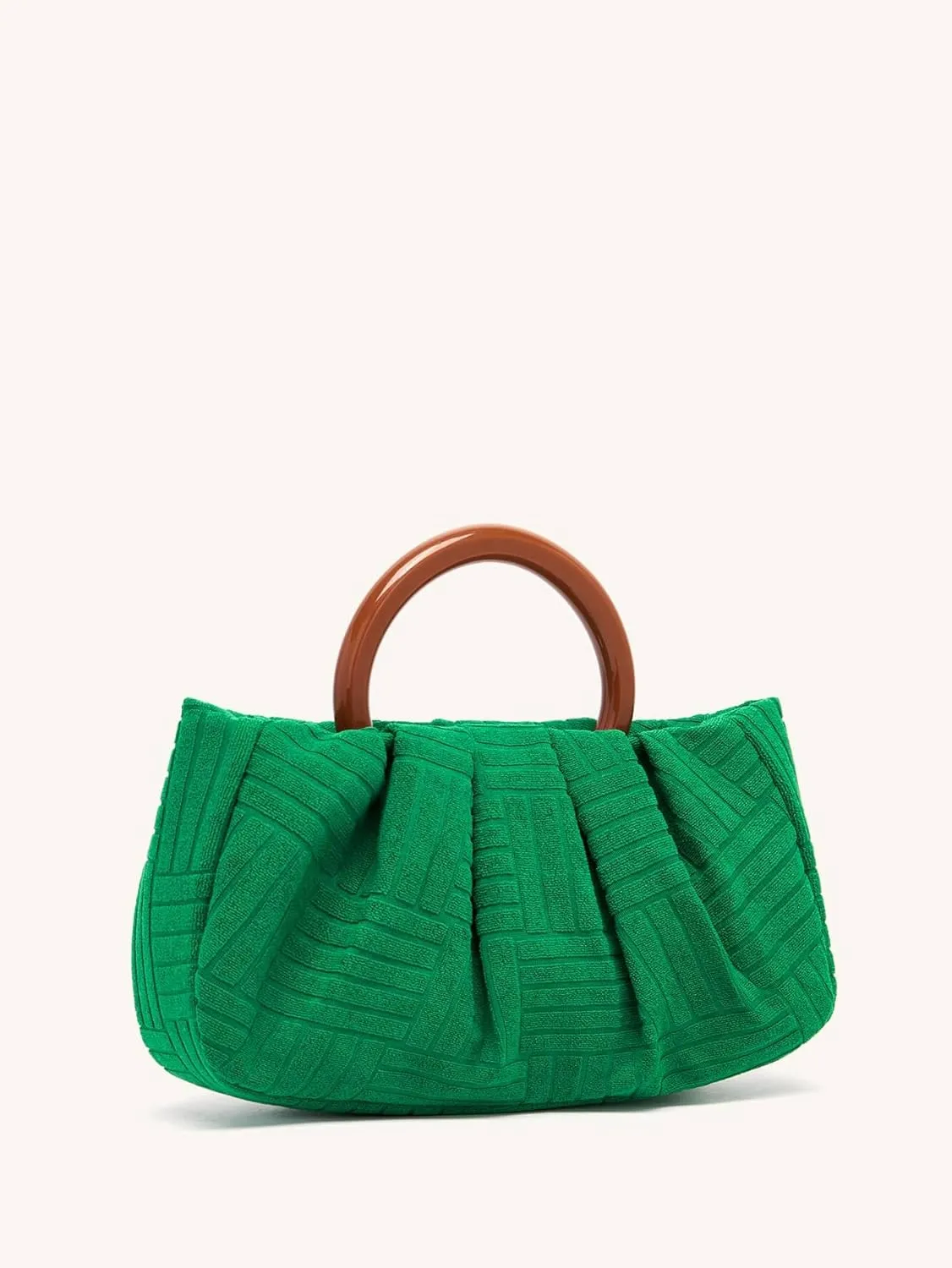 Verdusa Women's Ruched Small Handbag Clutch Purse Dumpling Pouch Bag