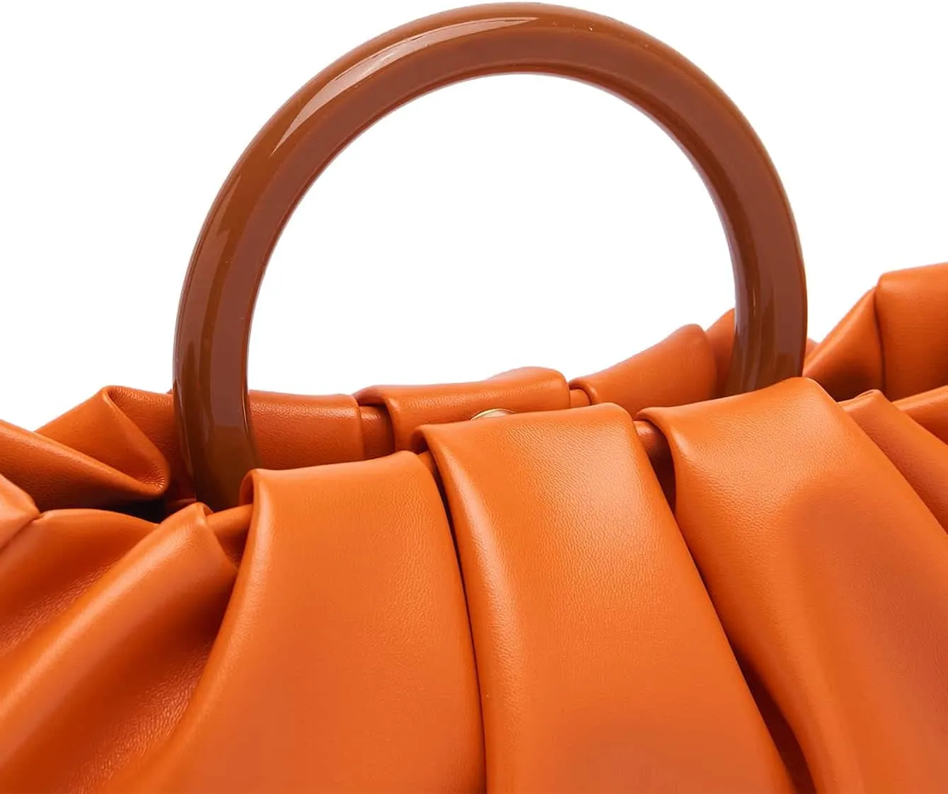 Verdusa Women's Ruched Small Handbag Clutch Purse Dumpling Pouch Bag