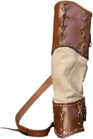 Viking Arrow Quiver Holder Medieval PU Leather Arrow Quiver Bag Renaissance Bow Archery Accessories for Cosplay