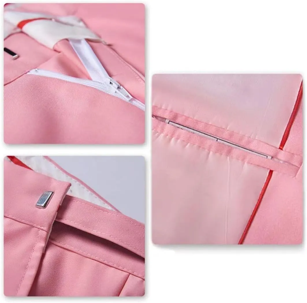 Wangyue Mens Suit 2 Piece Slim Fit Shorts Suits for Men Casual Summer Beach Wedding Suit Prom Dinner