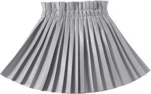WELAKEN Pu Leather Skirts for Girls Kids & Teen & Toddler & Women Faux Leather Pleated Skirts