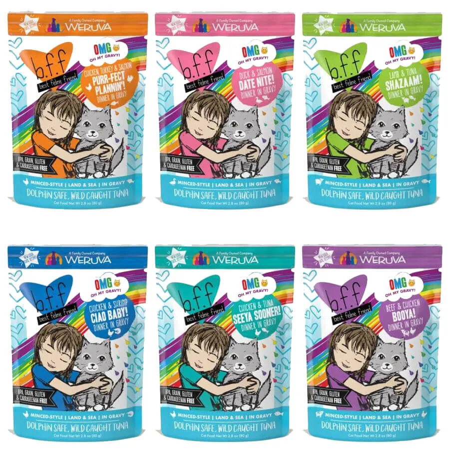 Weruva BFF OMG Potluck O' Pouches Variety Pack