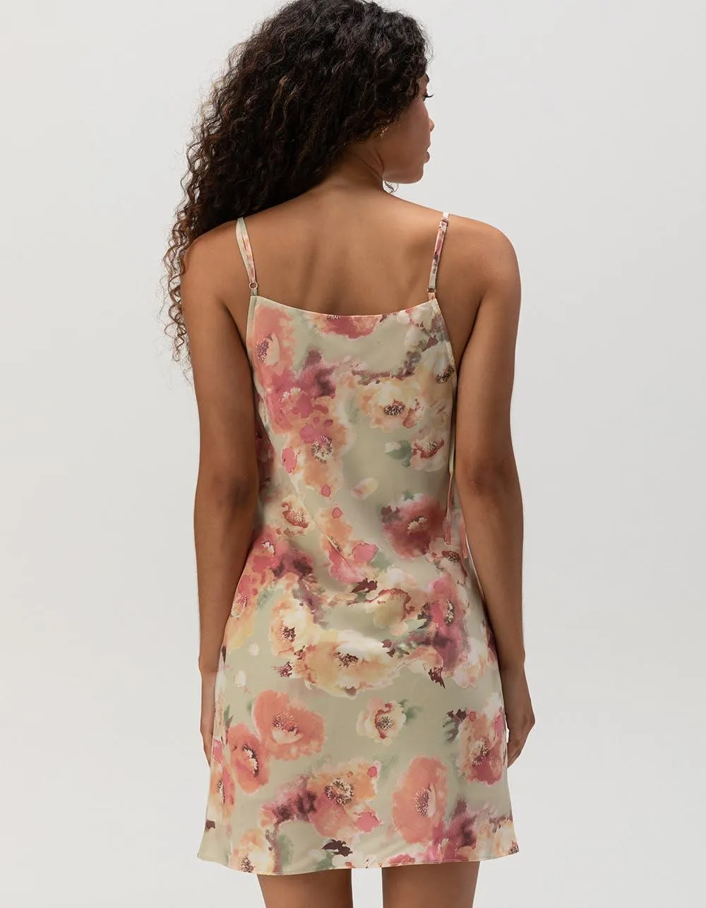 WEST OF MELROSE Floral Slip Womens Mini Dress