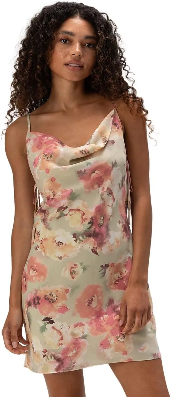 WEST OF MELROSE Floral Slip Womens Mini Dress