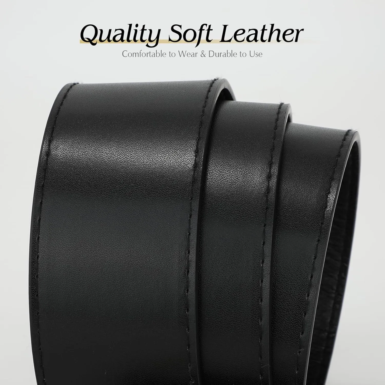 WHIPPY Women Wide Leather Waist Belts for Dresses Pants Fashion Leather Waistband for Women with Gold Buckle
