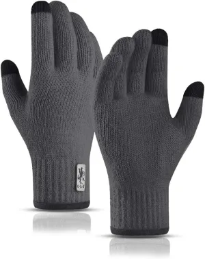 Winter Gloves Touchscreen Warm Knitted Gloves Work Outdoor Camping Hiking Running Cycling Driving for Men and Women