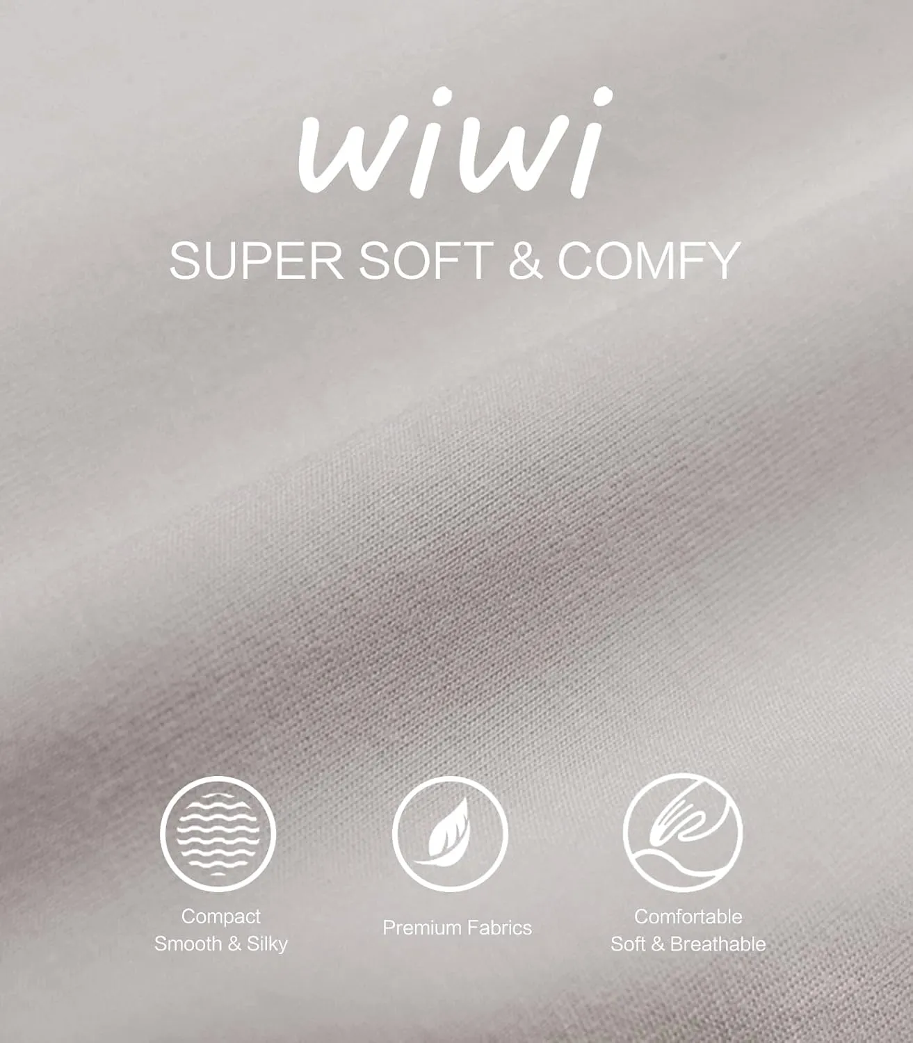 WiWi Women's Wide Leg Capri Pants Viscose from Bamboo Palazzo Lounge Bottoms with Pockets High Waist Pajama Bottom S-XXL