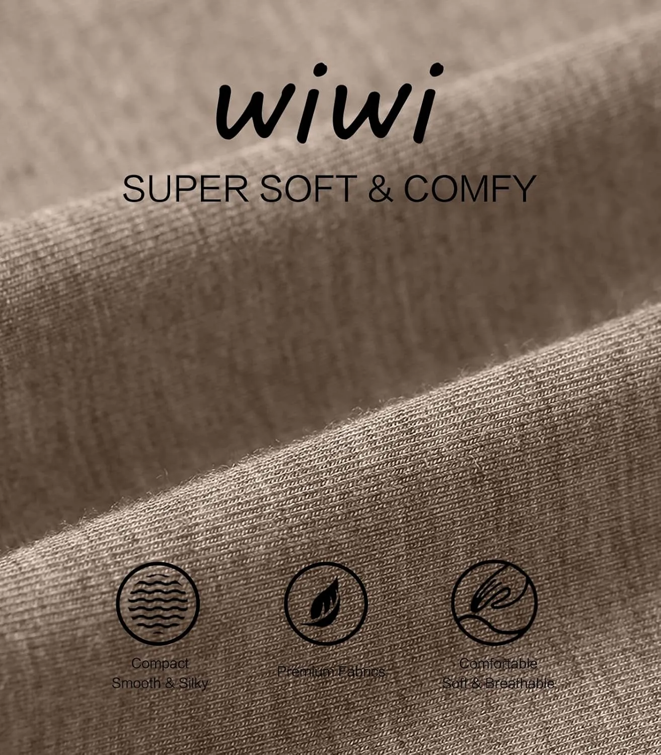 WiWi Women's Wide Leg Capri Pants Viscose from Bamboo Palazzo Lounge Bottoms with Pockets High Waist Pajama Bottom S-XXL