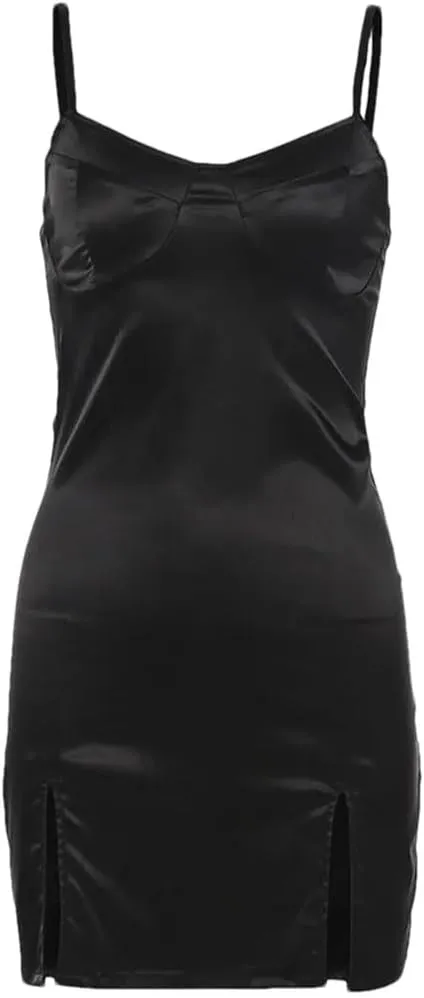 Women Lace Up Strap Mini Dress Backless Bodycon Bandage Party Elegant Club Streetwear Slim Solid Ruched Y2K Clothes