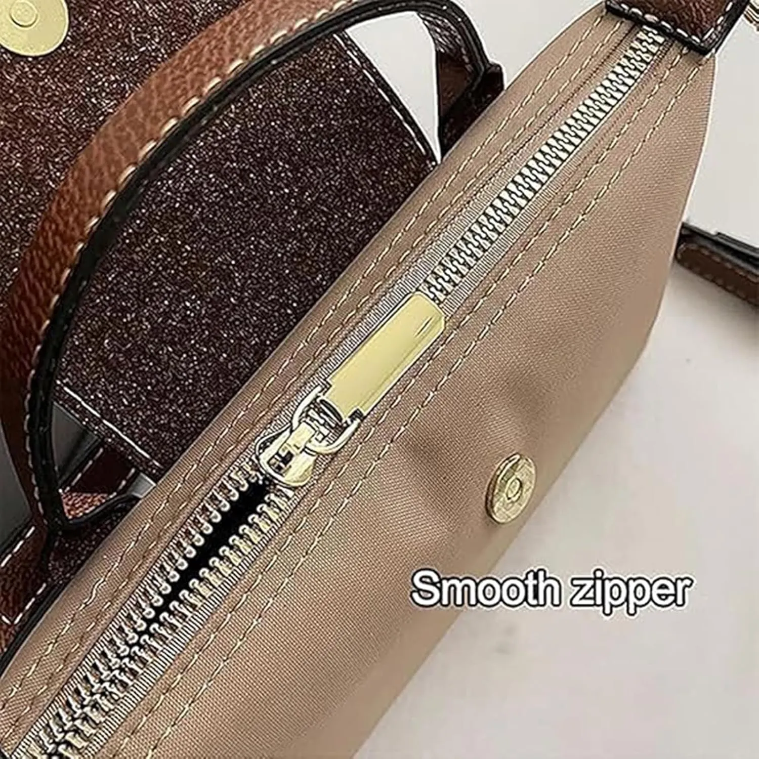 Women's Fashion Colorblock Mini Crossbody Bag, Mini Purse, Adjustable Shoulder Strap