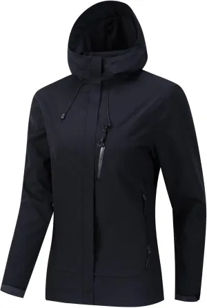 Women's Lightweight Rain Jacket Women's Waterproof Windproof Jacket Women's Hooded Jacket