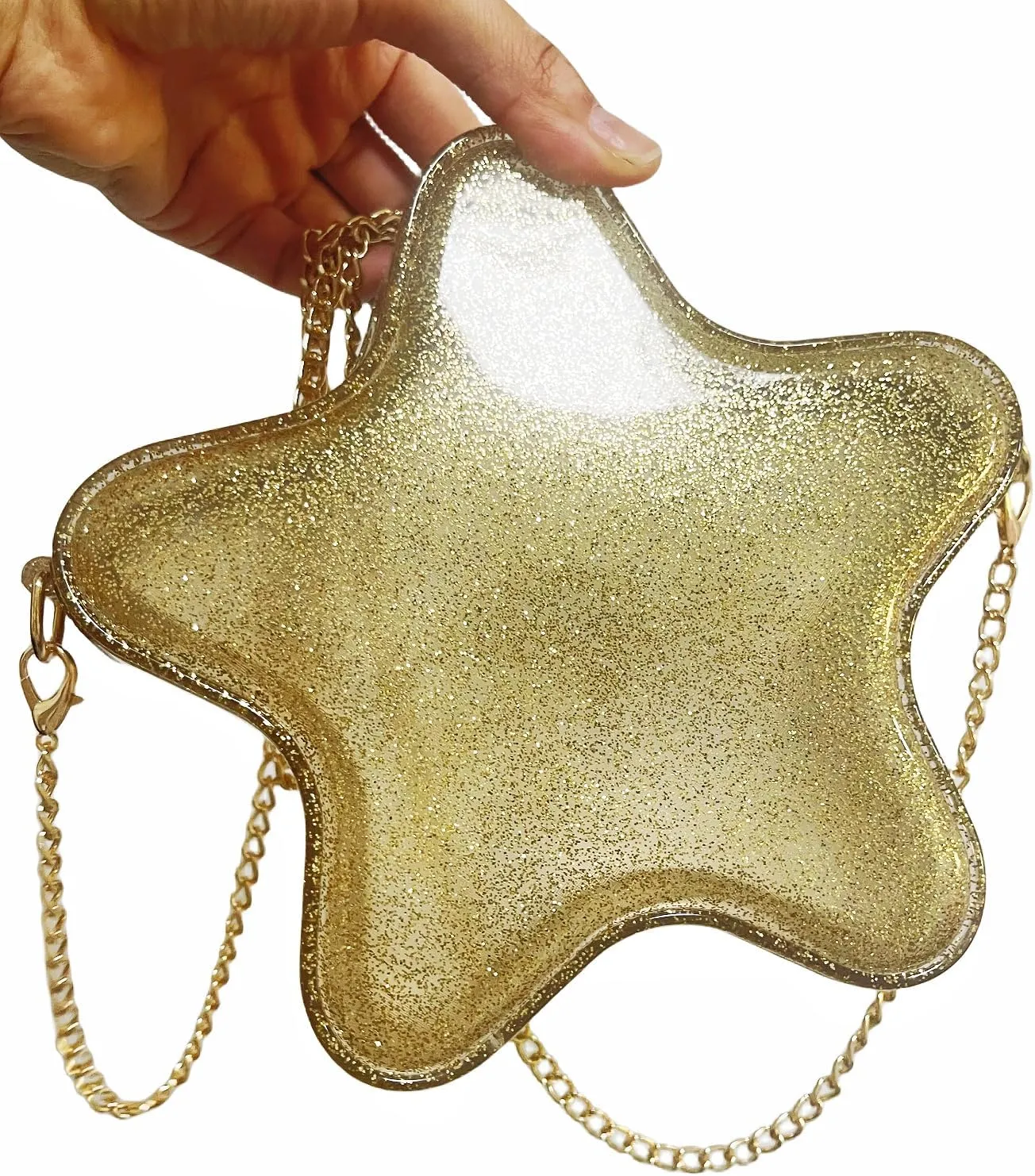 Women's Mini Star Tote Bag, Women's Cute PU Leather Hobo Bag Chic Star Crossbody