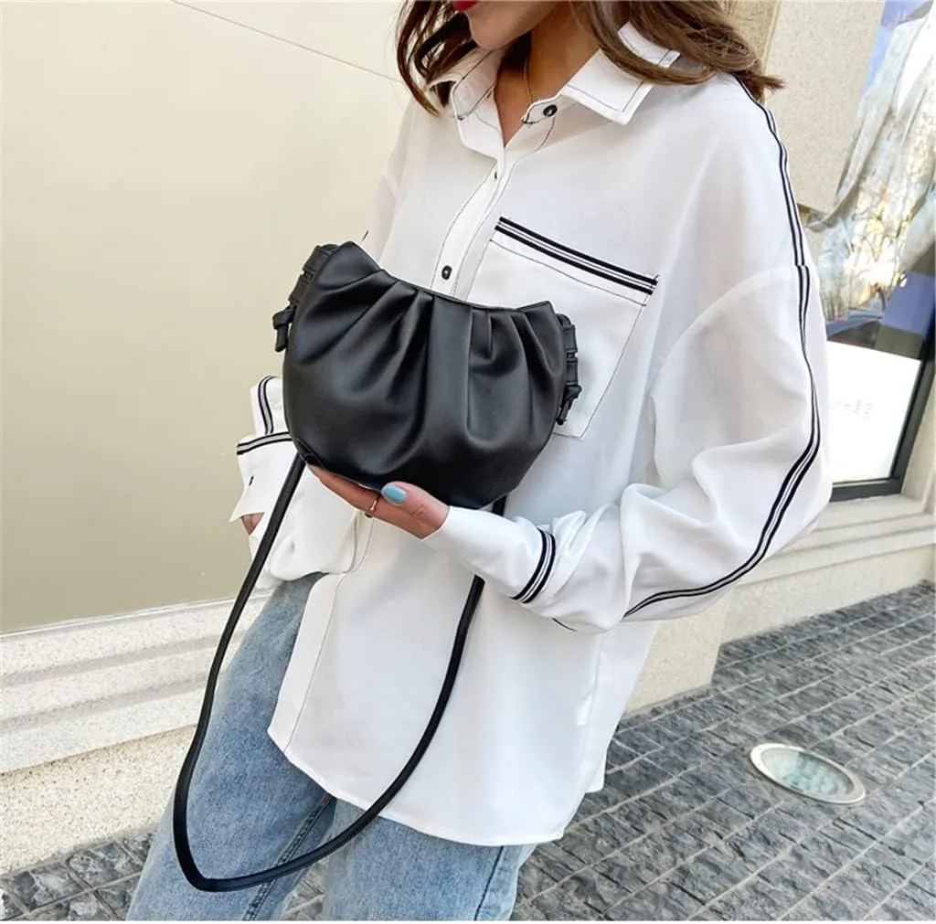 Women's Shoulder Bag Fashion Design Messenger Bag Female Wild Female Bag Mini Cloud Bag