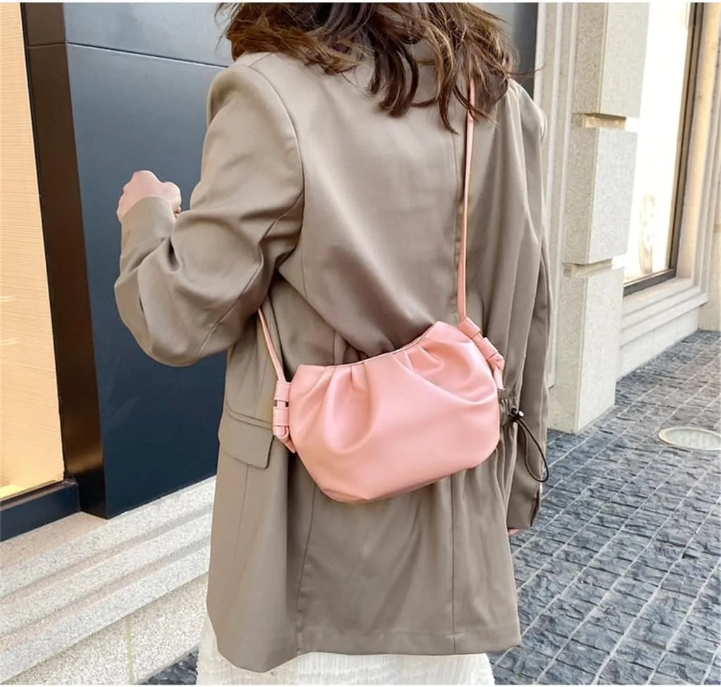 Women's Shoulder Bag Fashion Design Messenger Bag Female Wild Female Bag Mini Cloud Bag