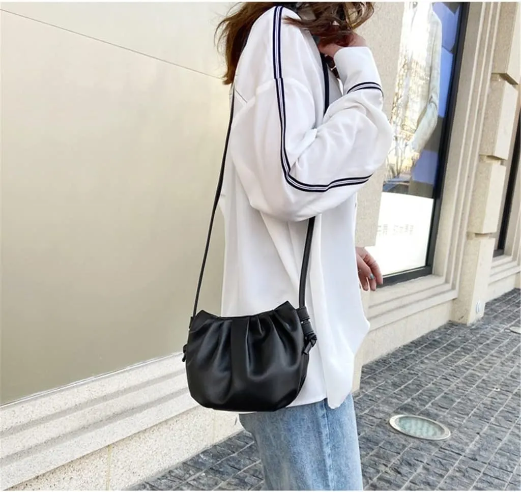Women's Shoulder Bag Fashion Design Messenger Bag Female Wild Female Bag Mini Cloud Bag
