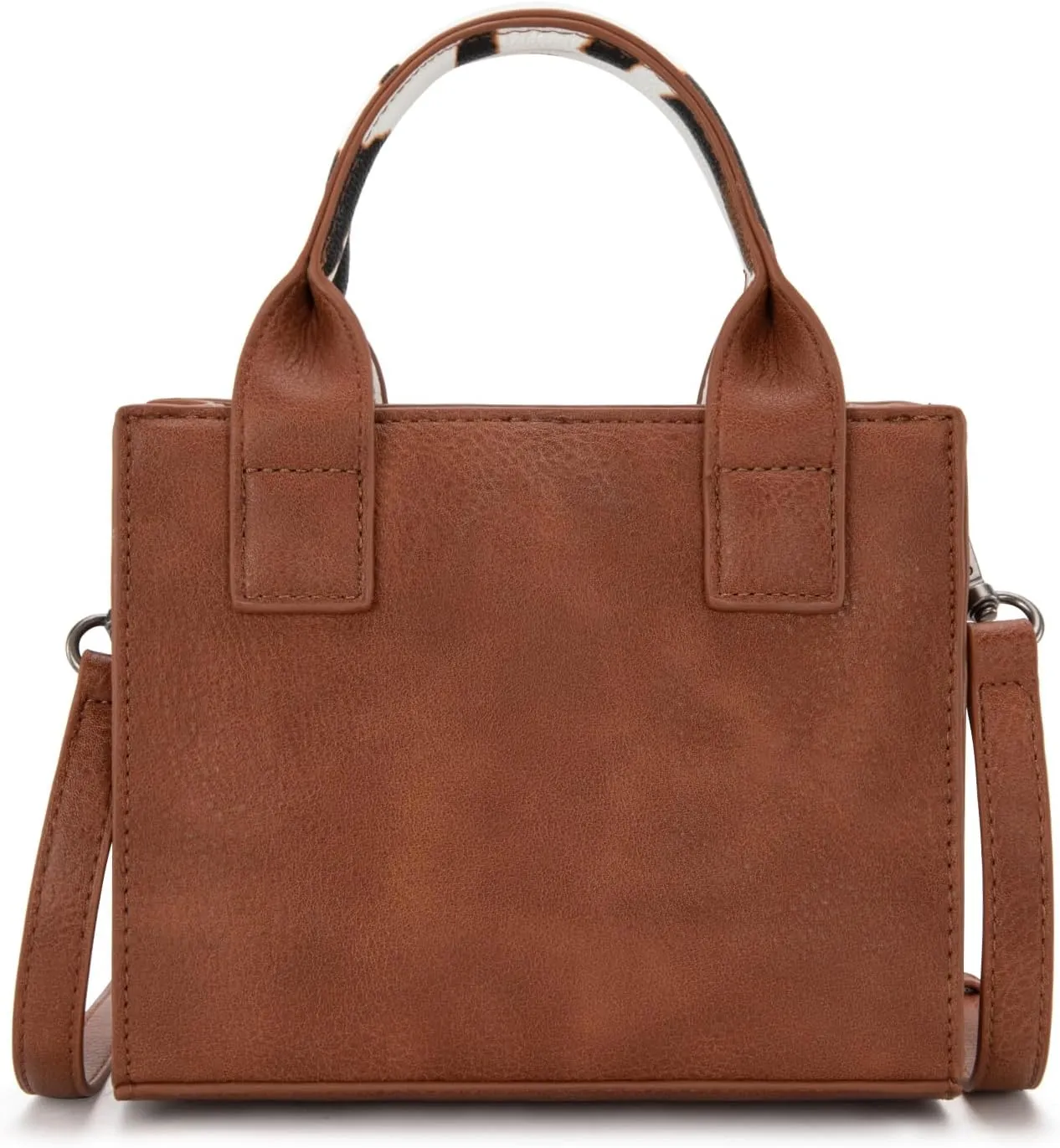 Wrangler Mini Tote Bag for Women Cow Print Western Crossbody Purse