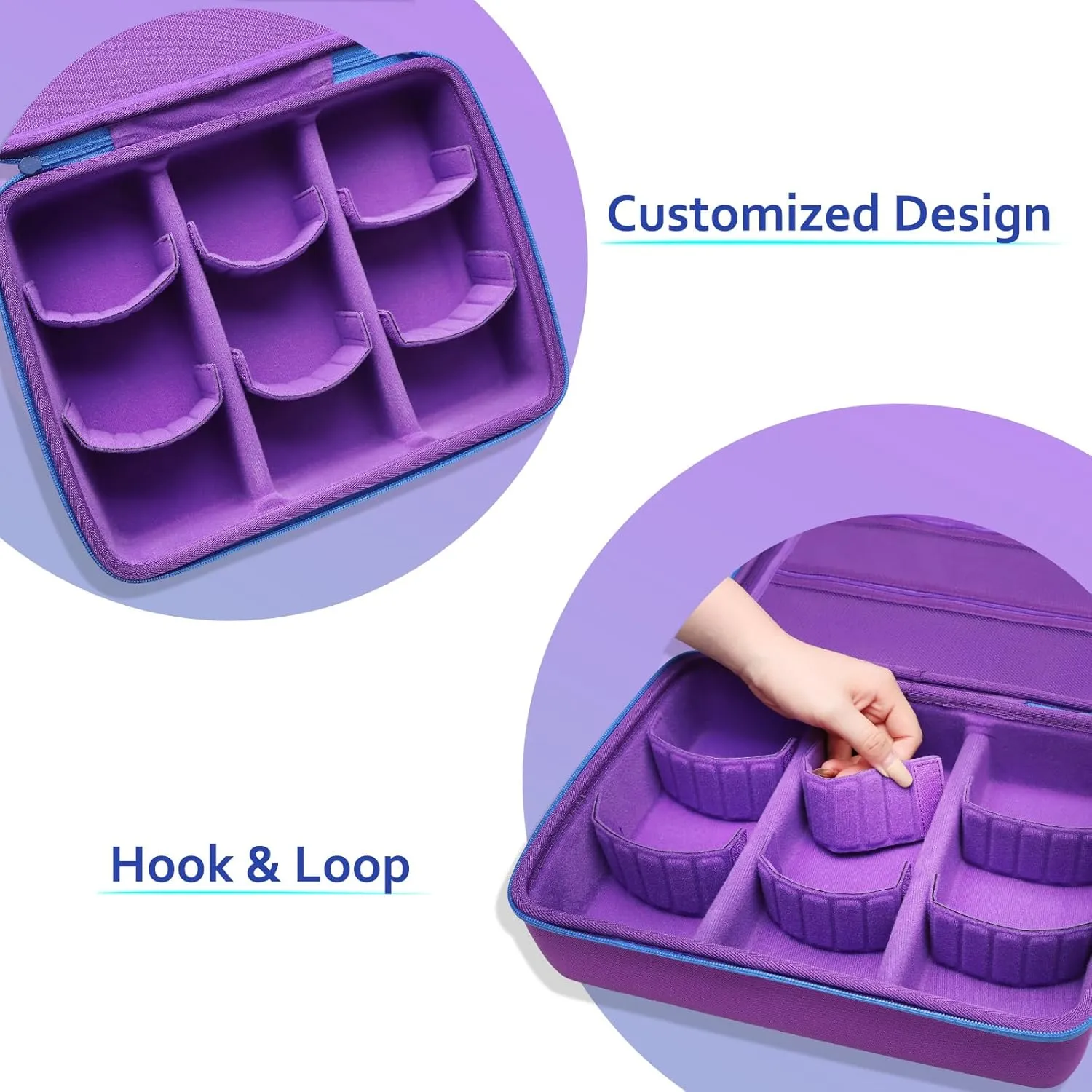 XANAD Card Game Case Fits 3000  Cards, Fits for Baseball Sports playing card/UNO/playing card Against Humanity Card Game and All Other Card Games Expansions (Purple)