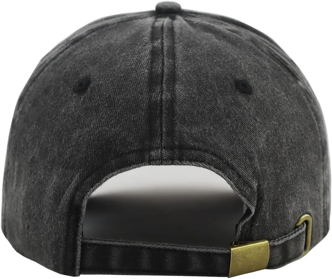 Xpayzere Grumpy Old Vet Hat for Men Women, Embroidered Adjustable Cotton Baseball Cap