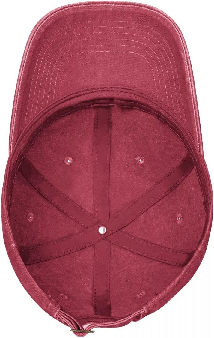 YISHOW Embroidered Bassball Cap Vintage Men and Women Embroidered Hat
