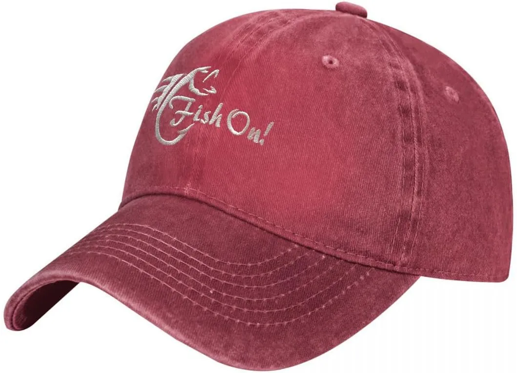 YISHOW Embroidered Bassball Cap Vintage Men and Women Embroidered Hat