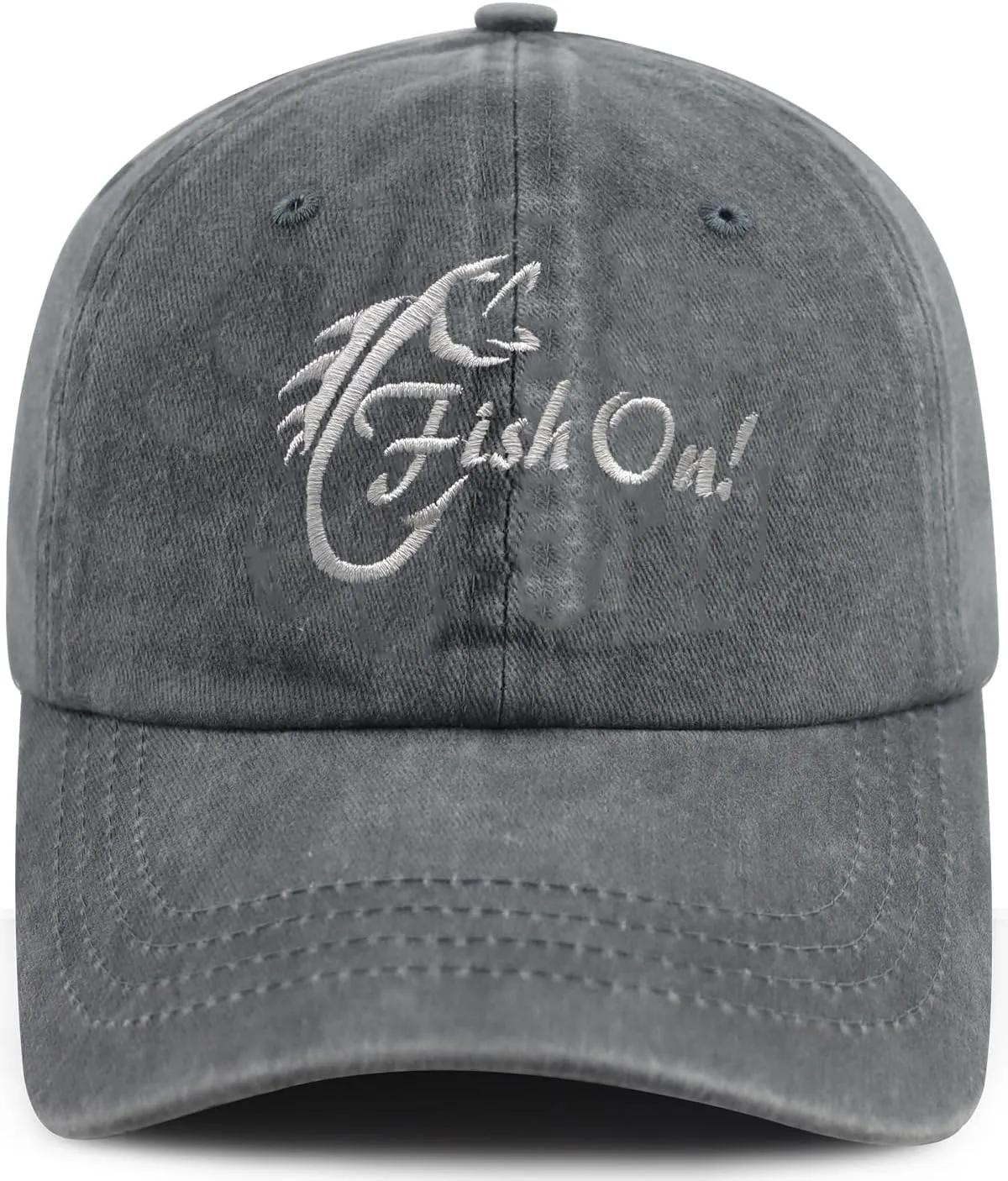 YISHOW Embroidered Bassball Cap Vintage Men and Women Embroidered Hat