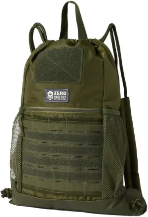 Zero Foxtrot Tactical Drawstring Bag - Dark Olive