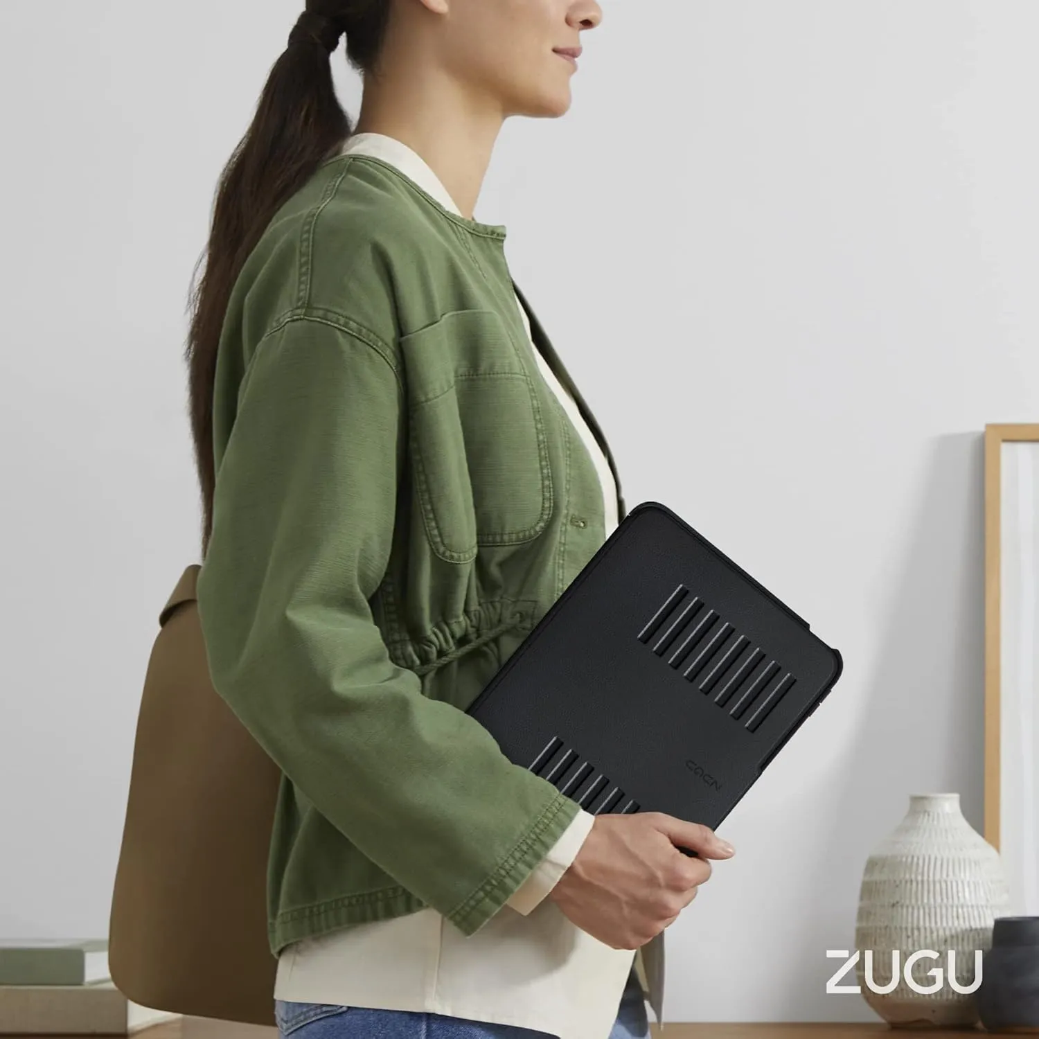 ZUGU CASE for iPad 10.9 Inch Case iPad 11th/10th Generation (A16 2025/2022), Slim Protective Magnetic Stand & Sleep/Wake Cover 11th/10th Gen iPad Stand, Model #s A2696, A2757, A2777, Stealth Black